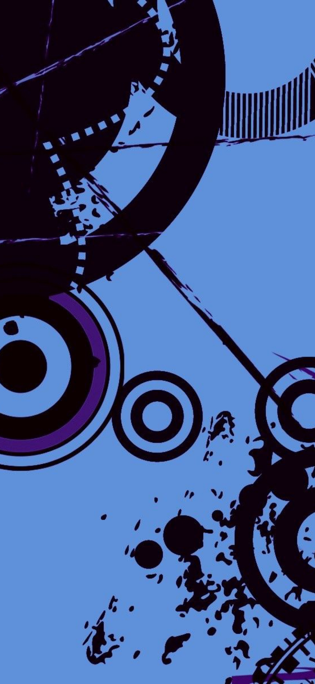 Abstract Blue Circle Design - abstract wallpaper for OpersCraft