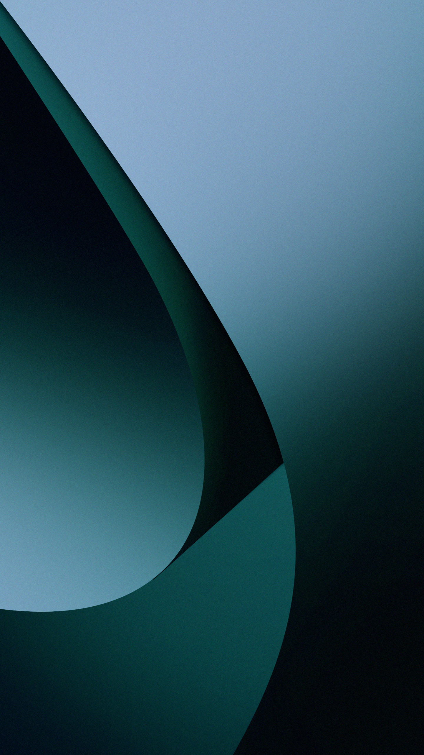 Abstract Blue Gradient Waves - abstract wallpaper for OpersCraft