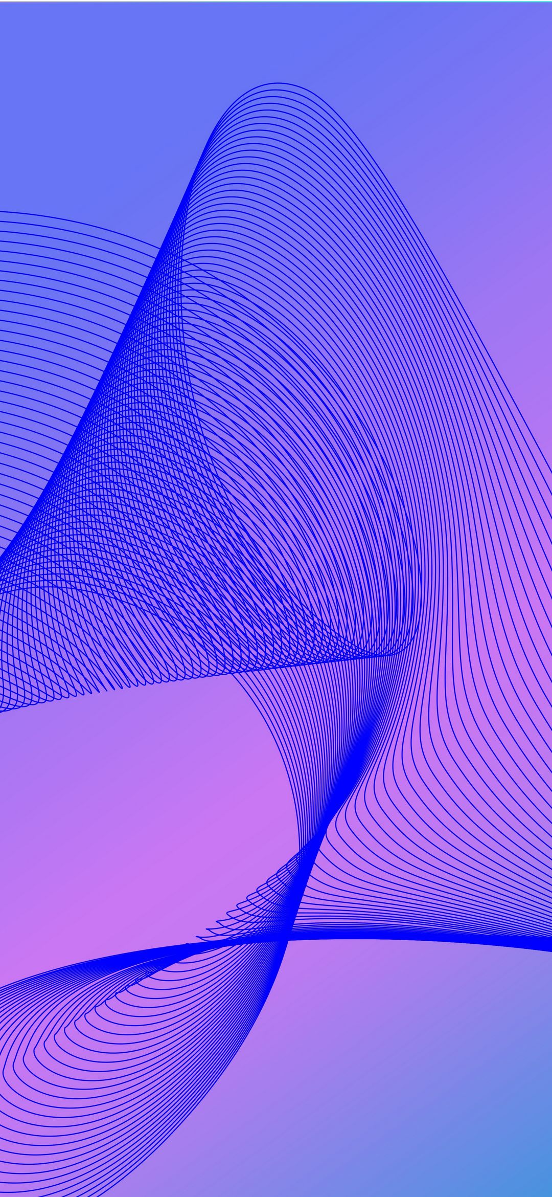 Abstract Blue Waves - abstract wallpaper for OpersCraft