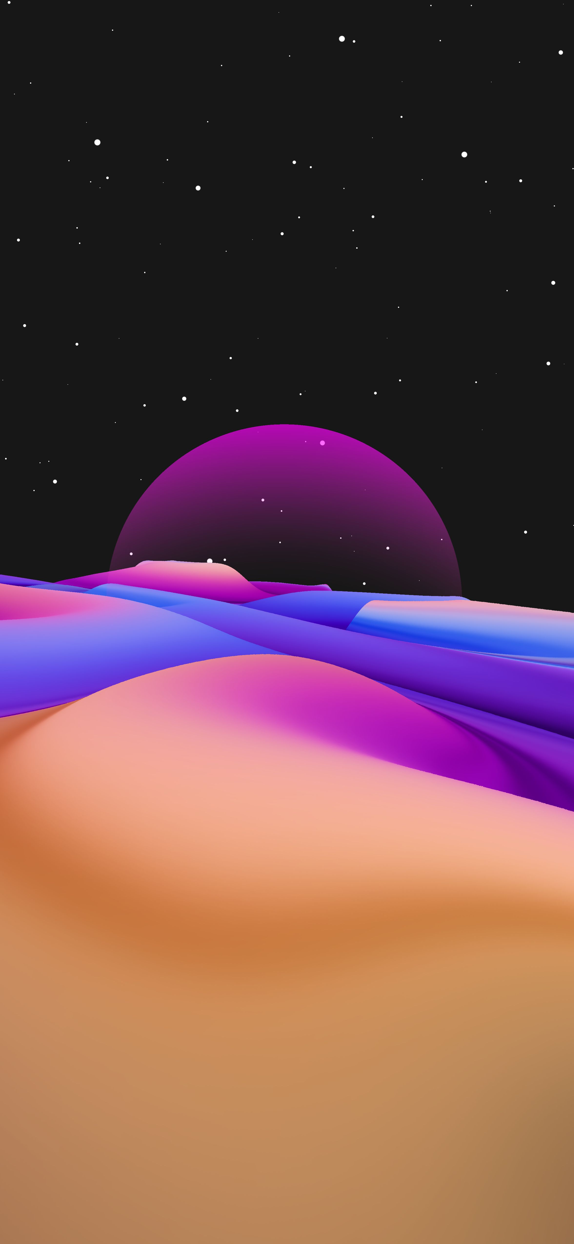 Abstract Cosmic Landscape - abstract wallpaper for OpersCraft