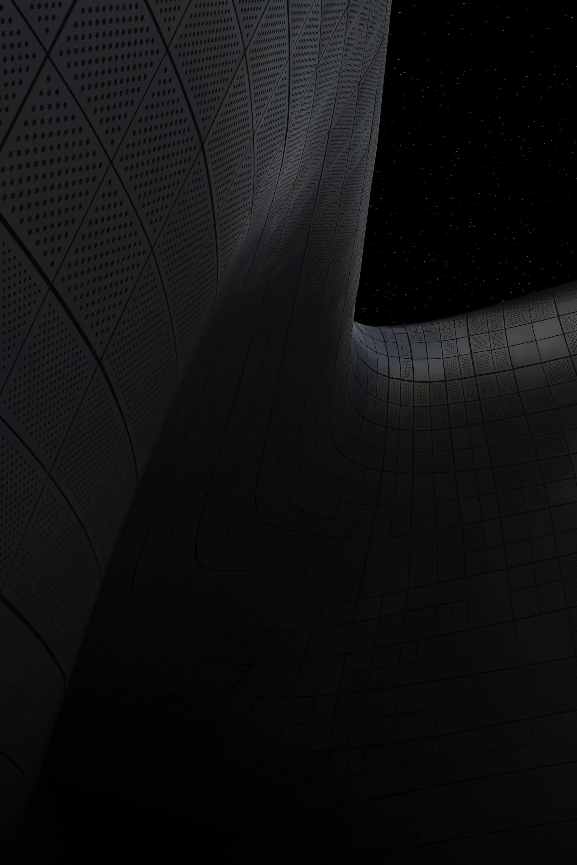 Abstract Dark Architecture - abstract wallpaper for OpersCraft