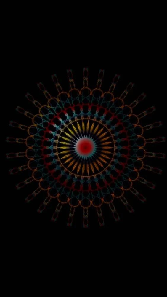 Abstract Dark Mandala - abstract wallpaper for OpersCraft
