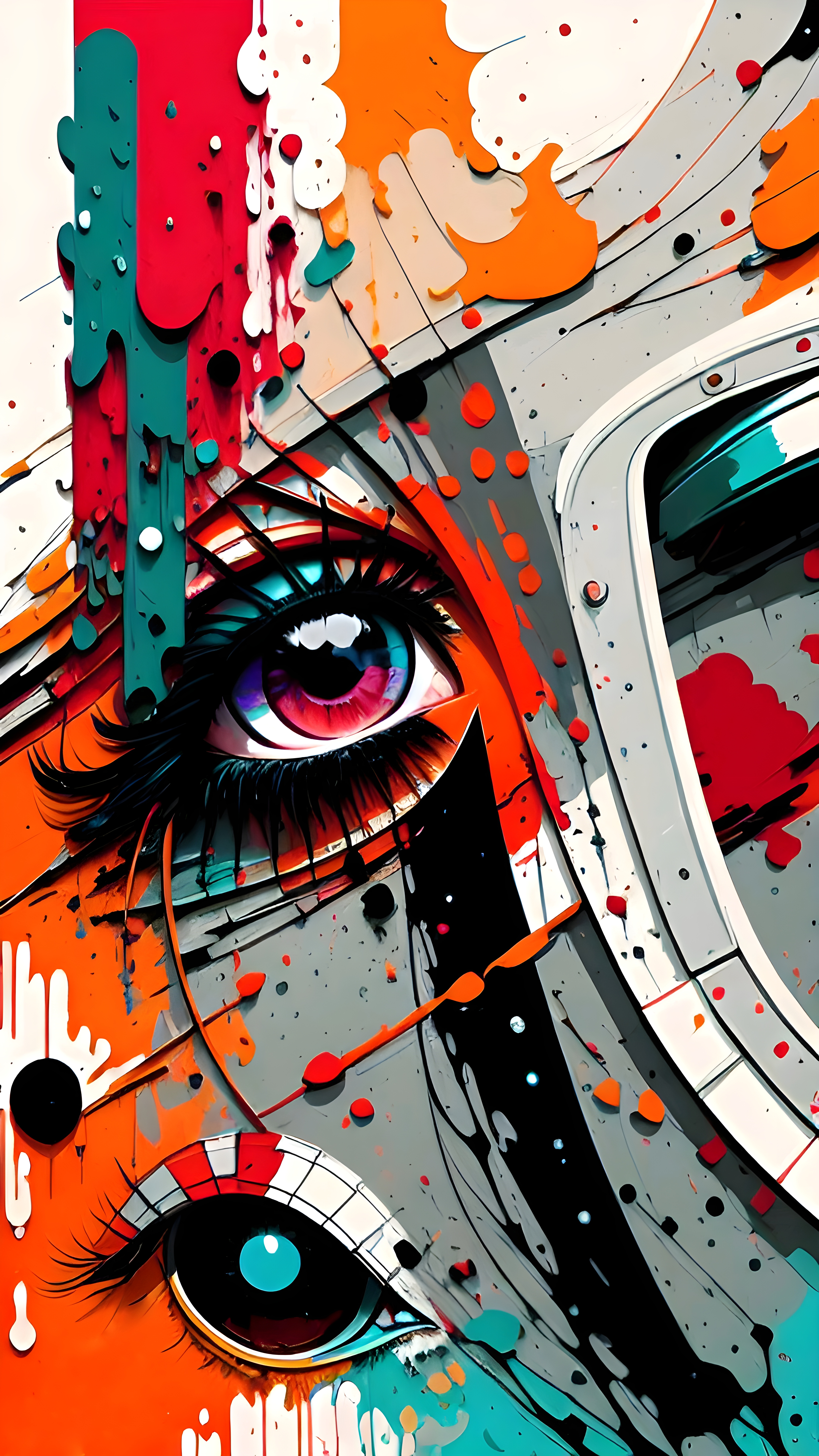 Abstract Eye Art - abstract wallpaper for OpersCraft