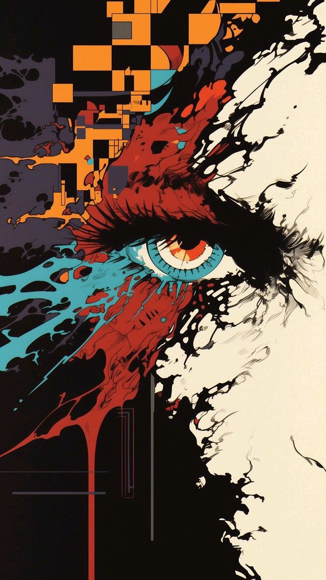 Abstract Eye Explosion - ghetto wallpaper for OpersCraft