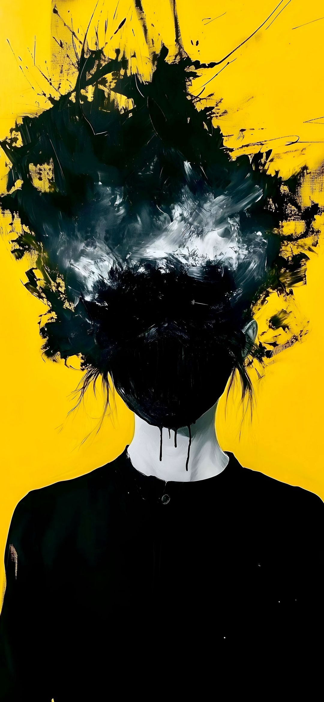 Abstract Figure in Yellow - abstract wallpaper for OpersCraft