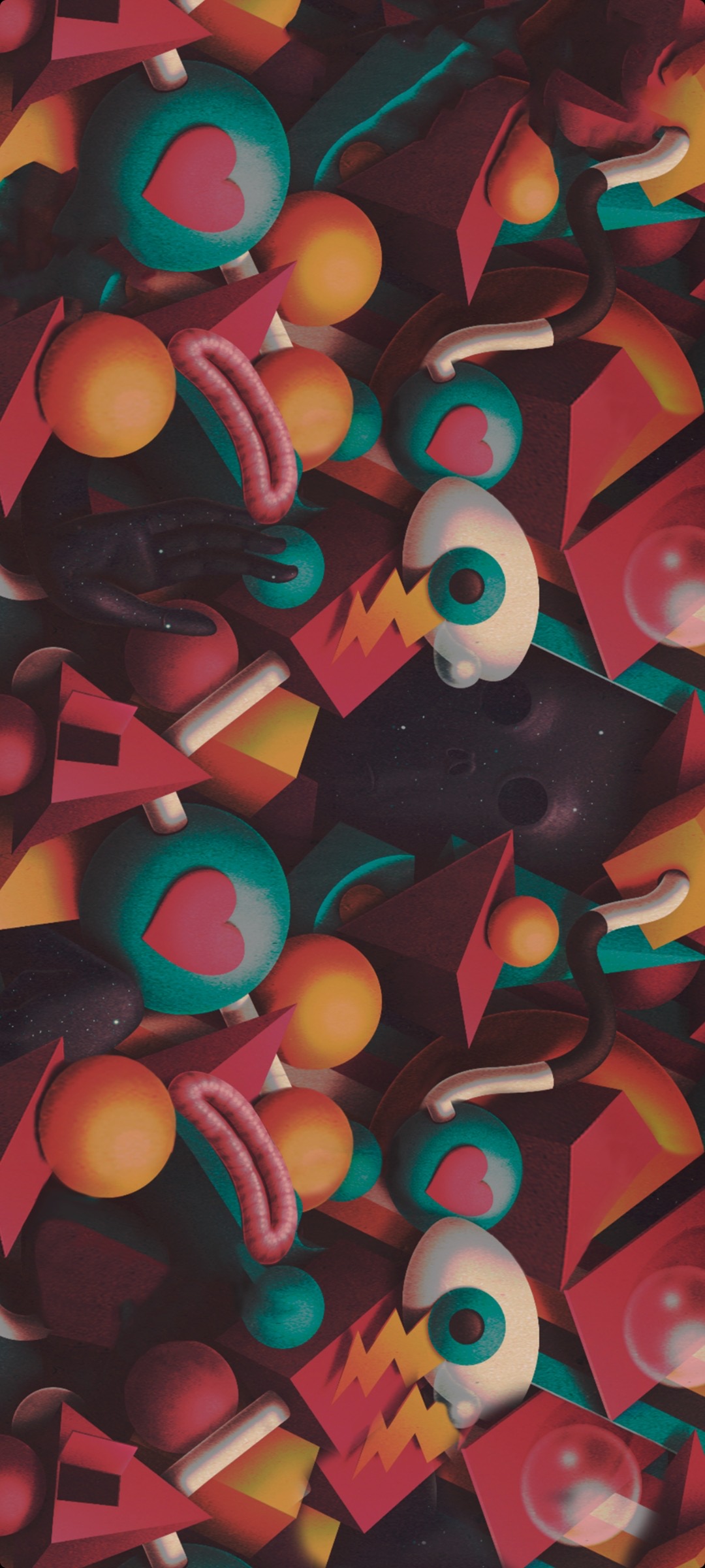 Abstract Geometric Dreamscape - abstract wallpaper for OpersCraft