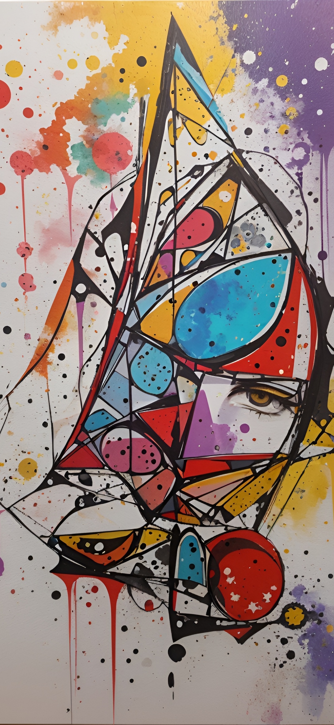 Abstract Geometric Portrait - ghetto wallpaper for OpersCraft