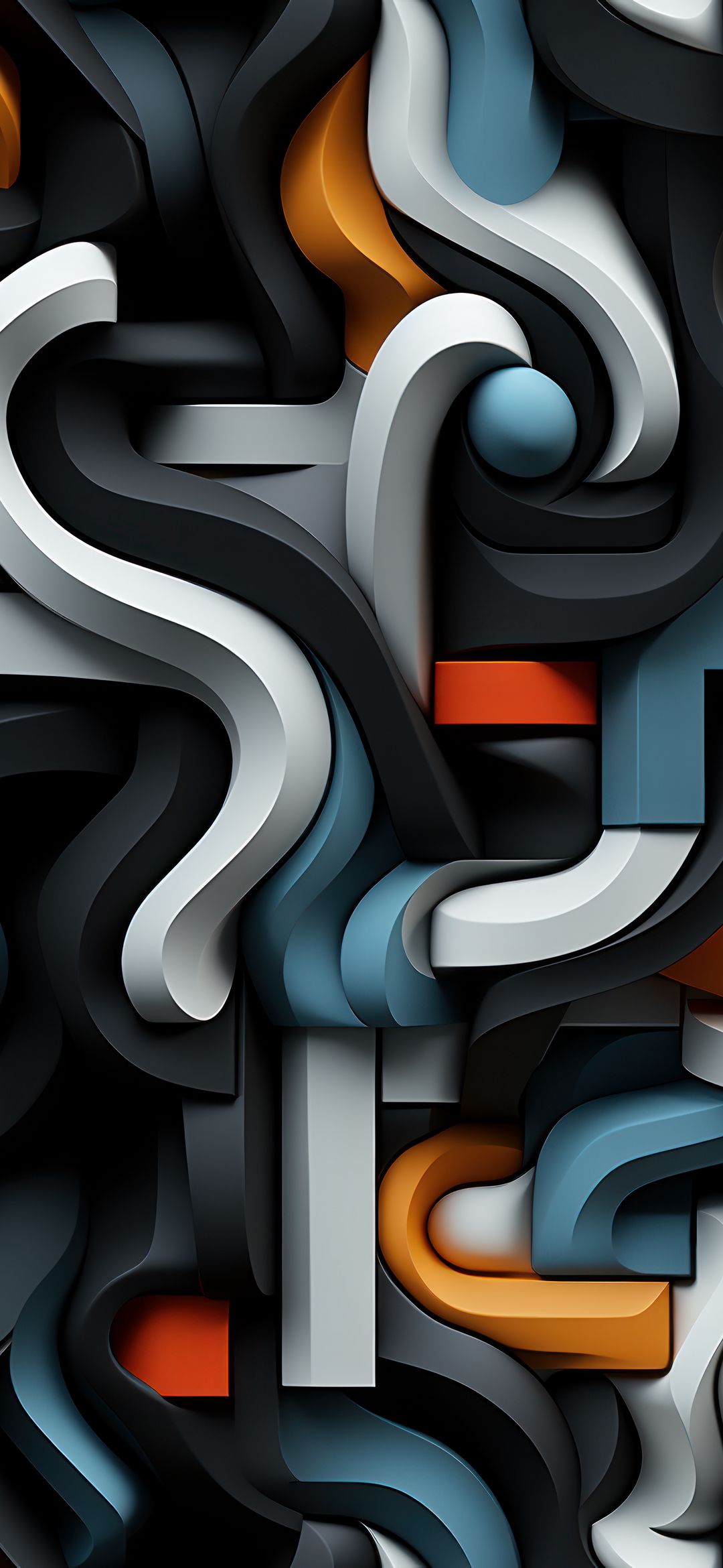 Abstract Geometric Sculpture - abstract wallpaper for OpersCraft
