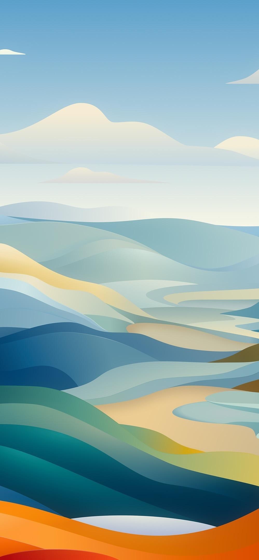 Abstract Landscape Serenity - random wallpaper for OpersCraft