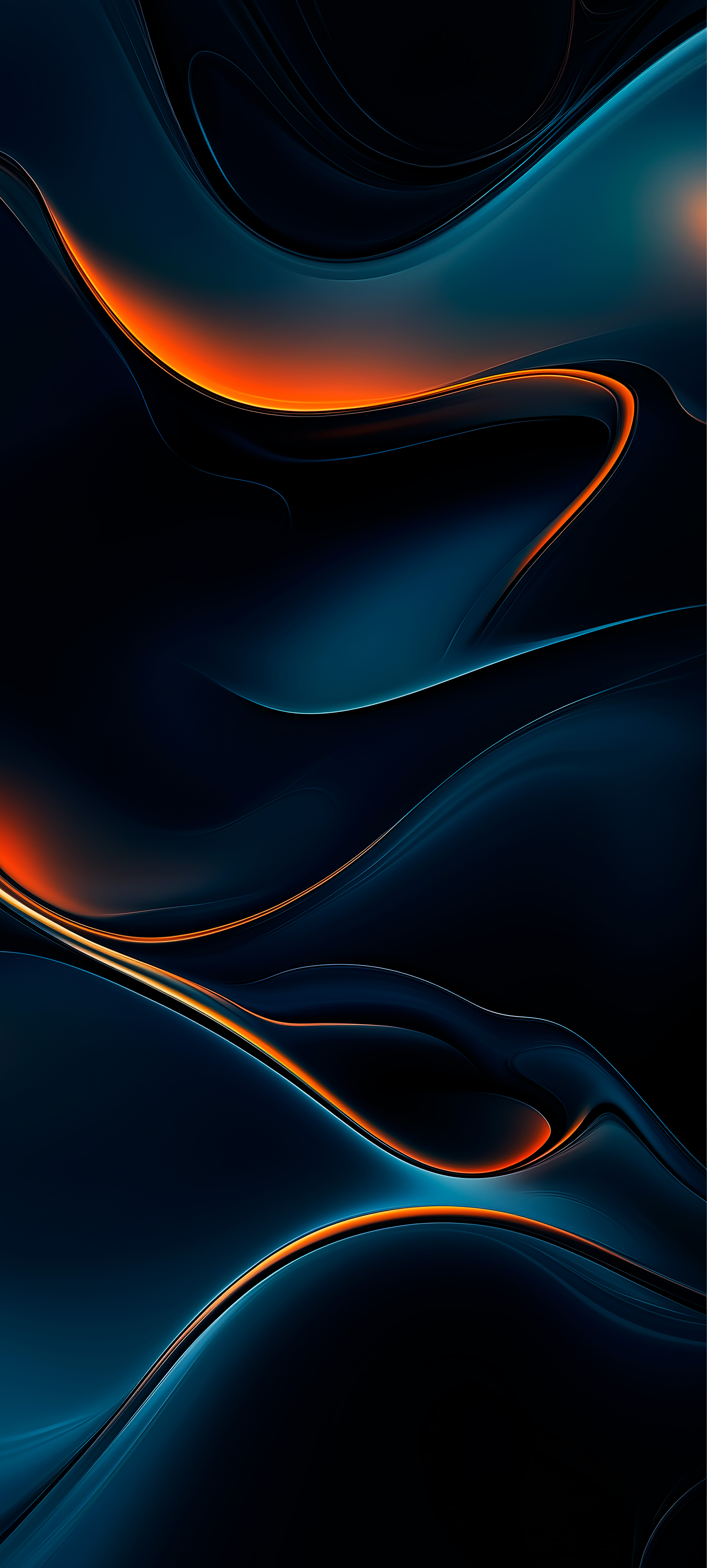 Abstract Neon Waves - abstract wallpaper for OpersCraft
