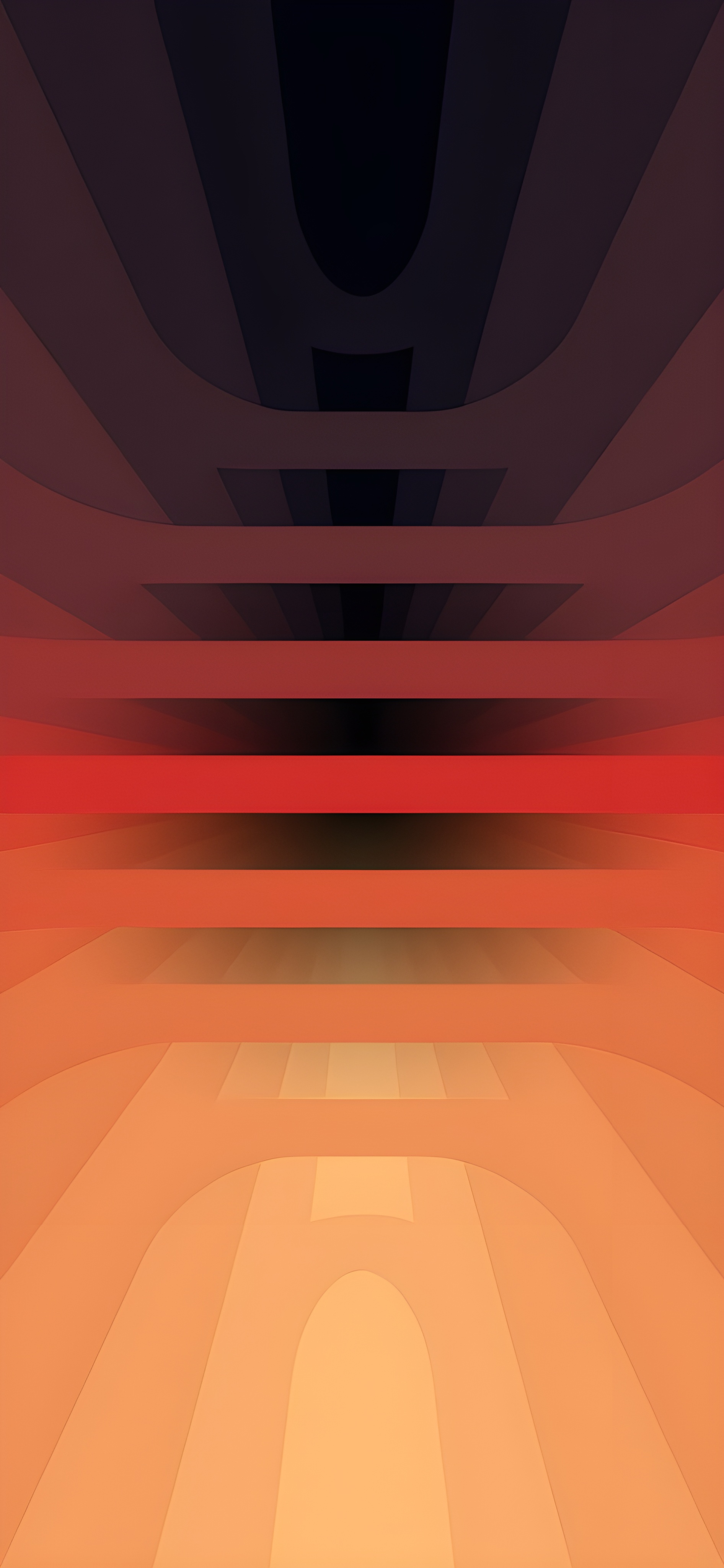 Abstract Sunset Tunnel - abstract wallpaper for OpersCraft