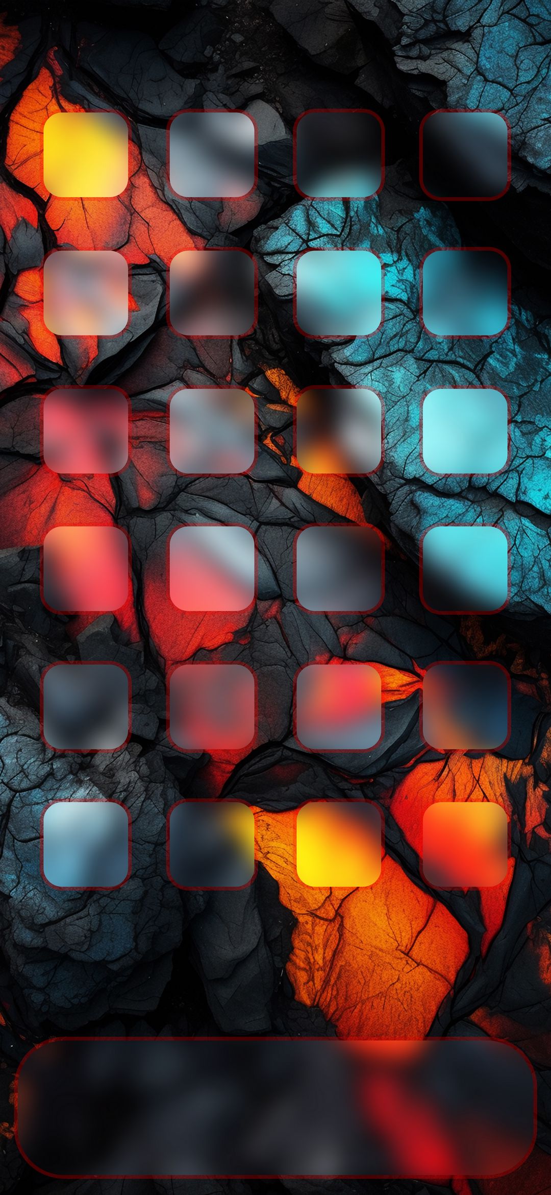 AbstractLavaFlowPhoneHomeScreen - abstract wallpaper for OpersCraft