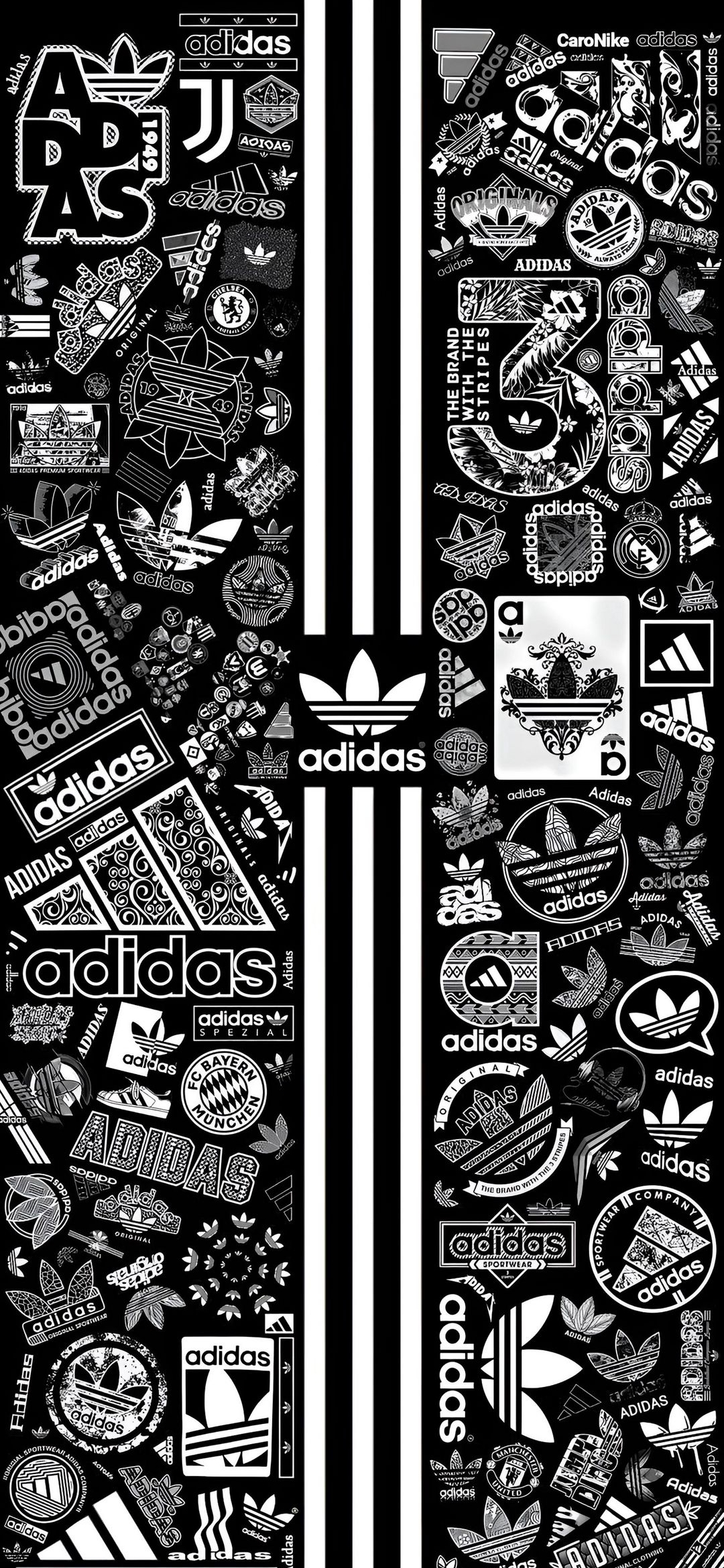 Adidas Black and White - adidas wallpaper for OpersCraft