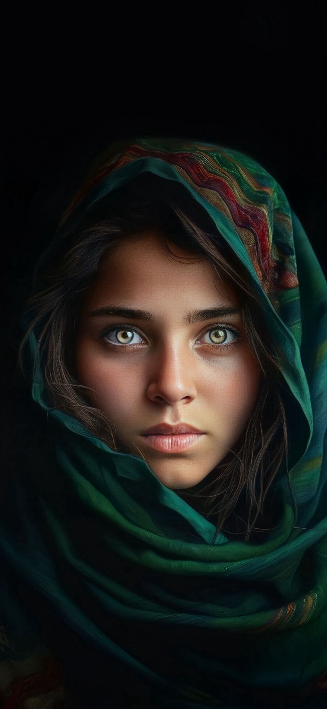 Afghan Girl Portrait - portrait wallpaper for OpersCraft