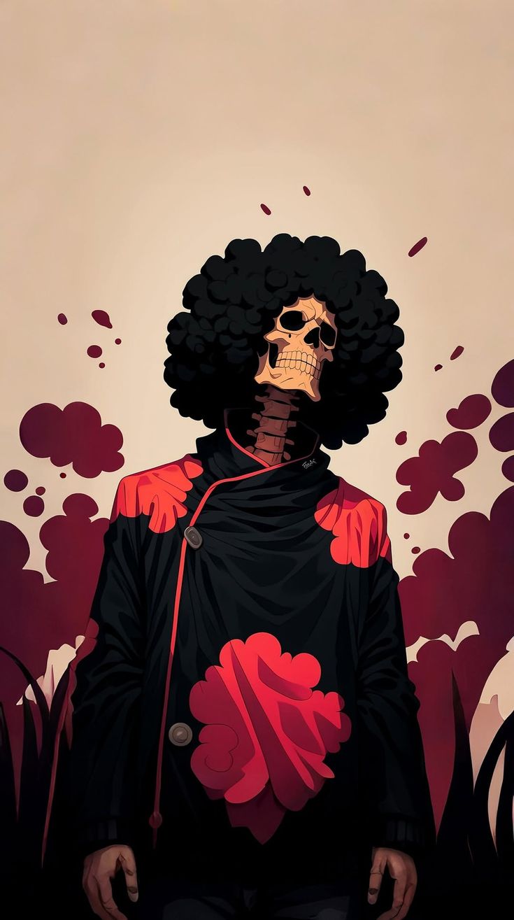Afro Skeleton Warrior - graffiti wallpaper for OpersCraft