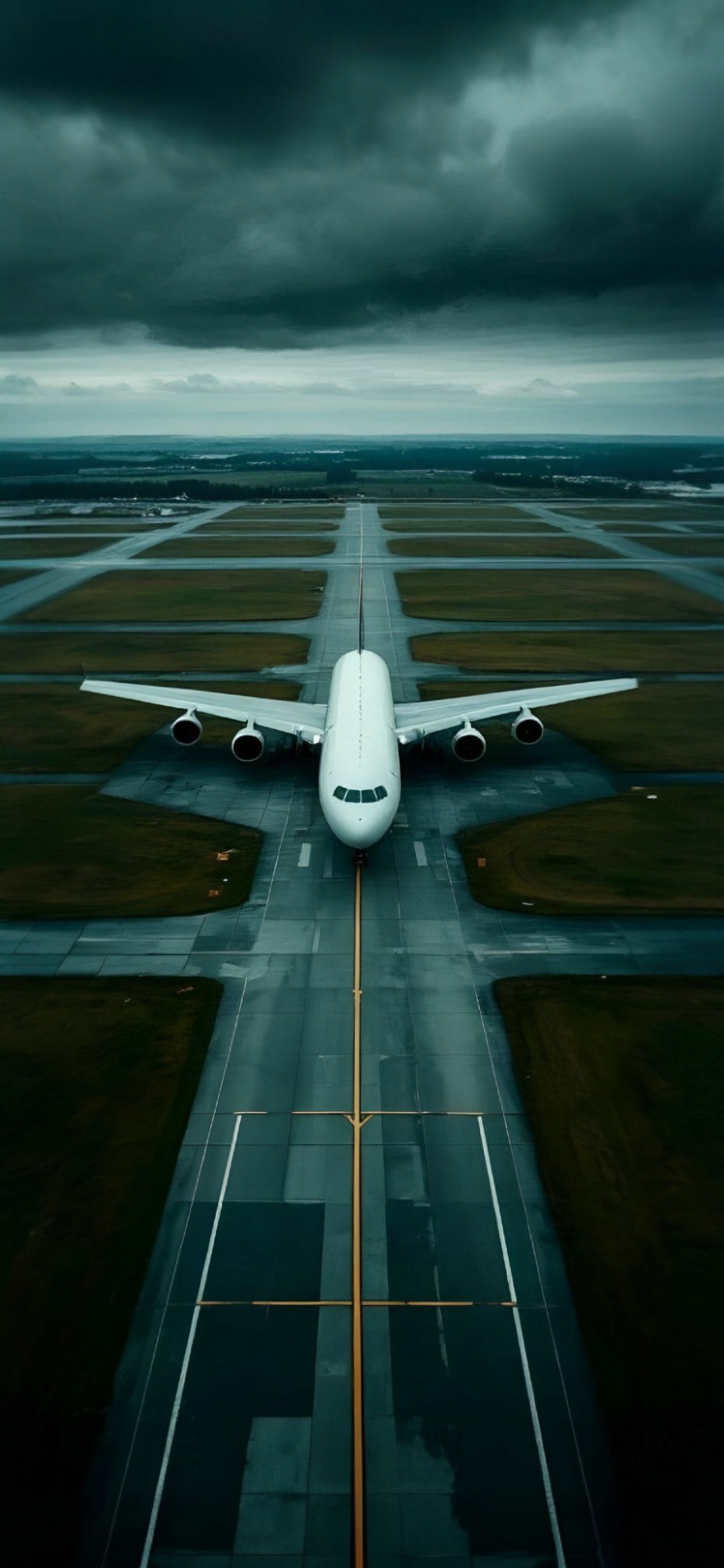 Airplane on Runway - airplane wallpaper for OpersCraft