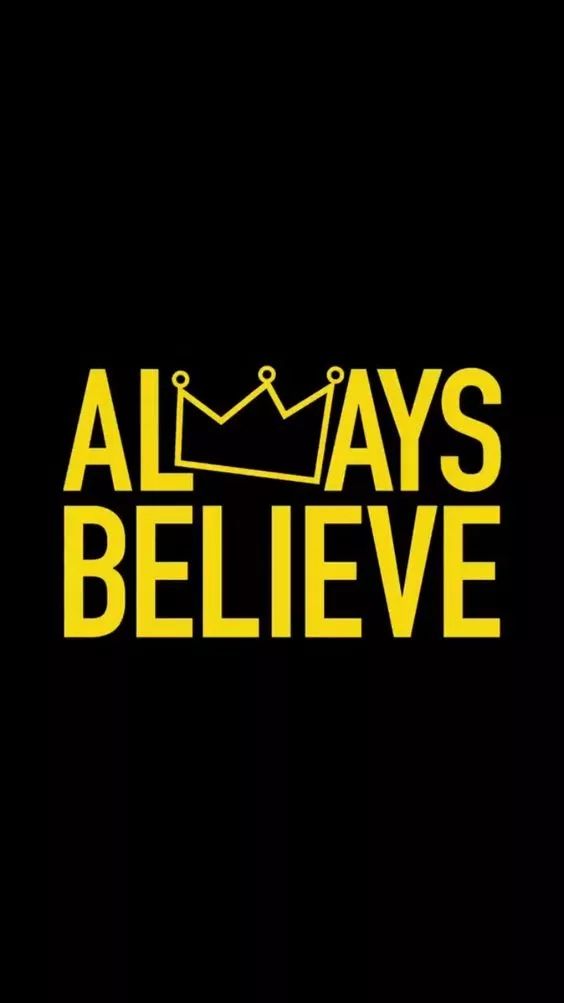Always Believe Crown - motivation wallpaper for OpersCraft