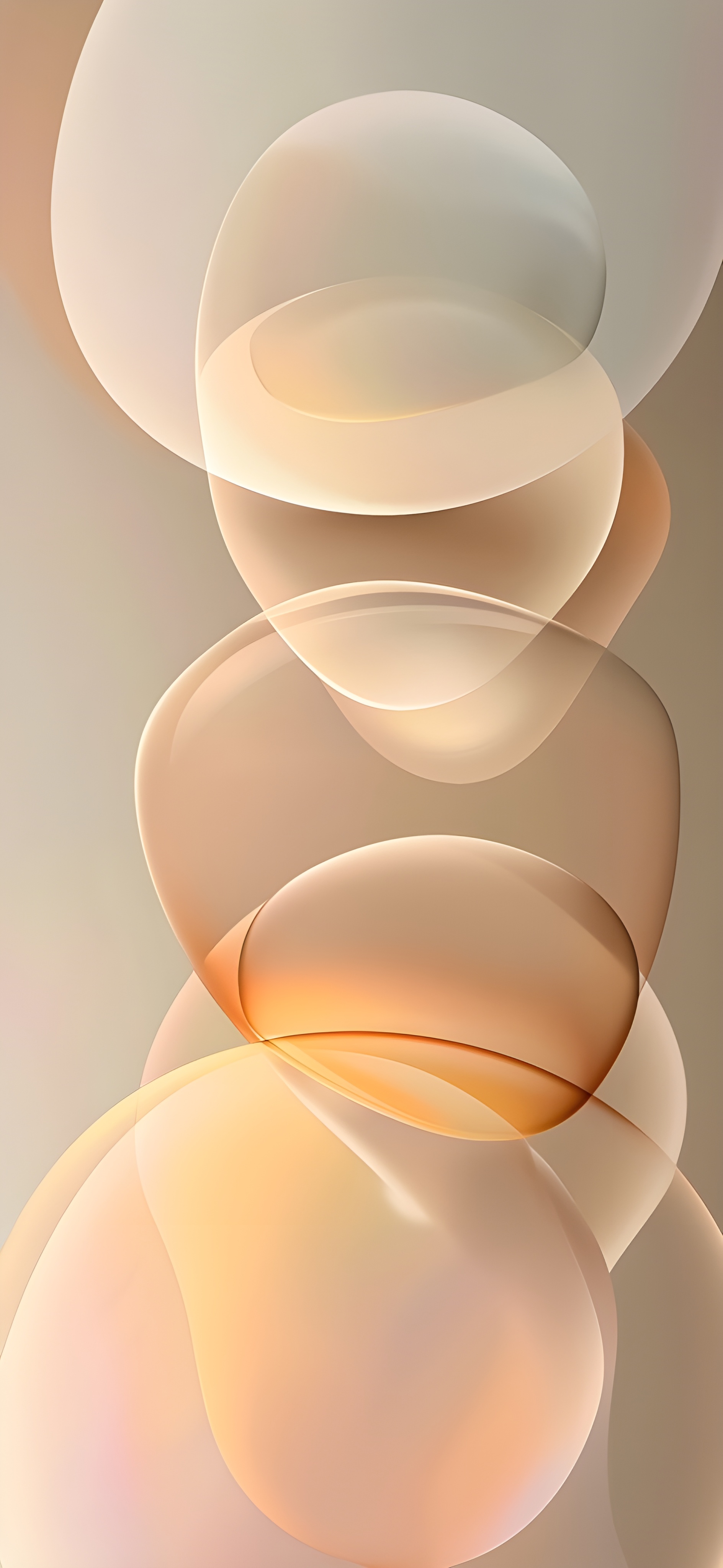 Amber Abstract Bubbles - abstract wallpaper for OpersCraft
