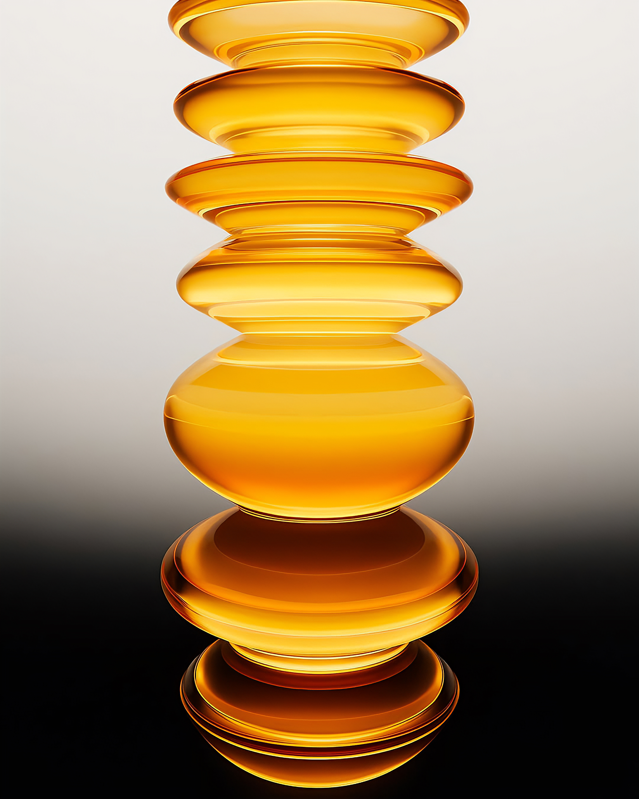 Amber Glass Stack - abstract wallpaper for OpersCraft