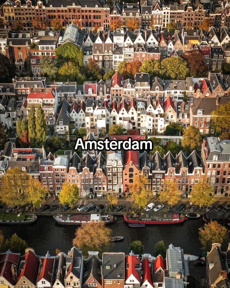 Amsterdam Cityscape Aerial View - city wallpaper for OpersCraft