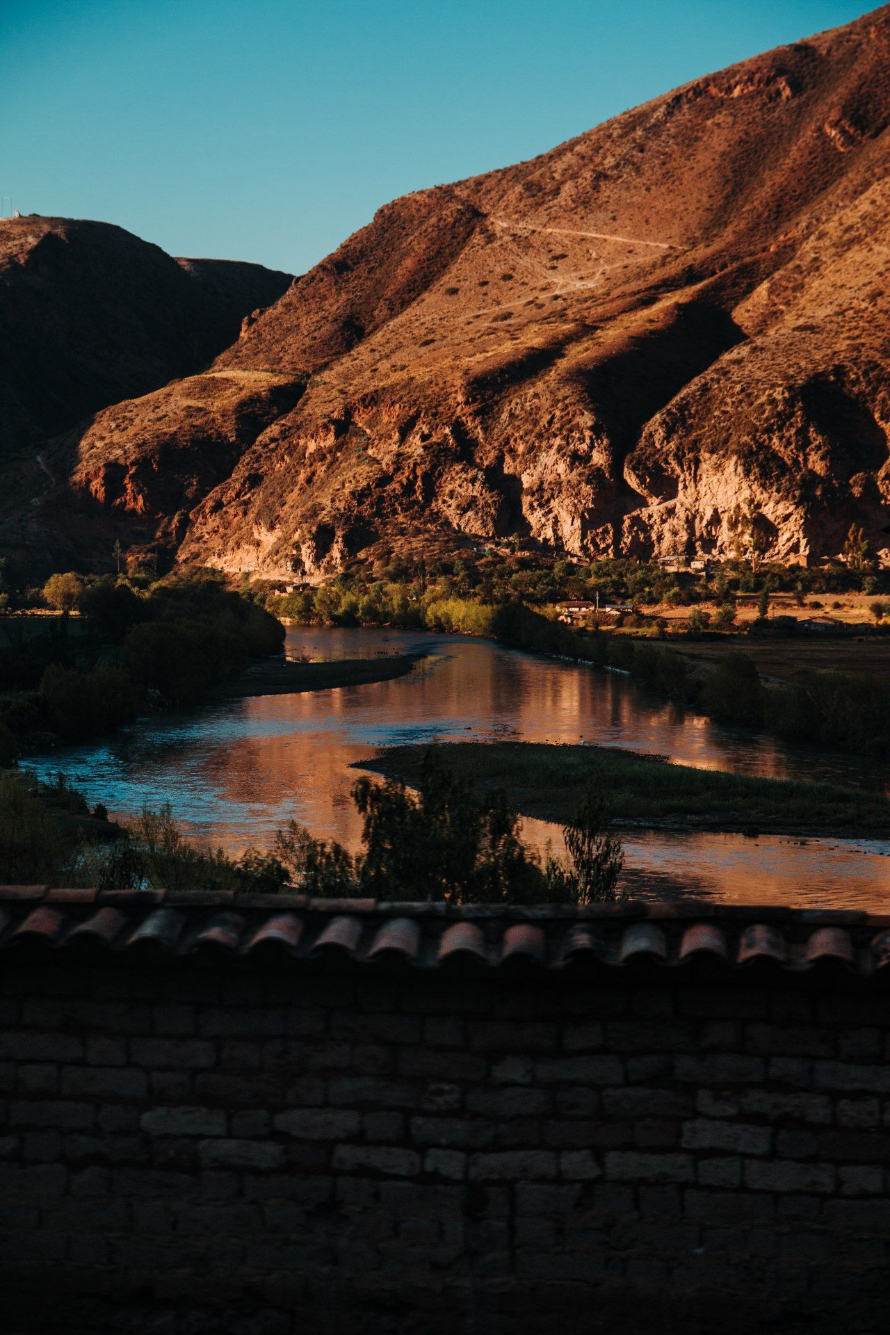 Andean River Landscape - landscape wallpaper for OpersCraft
