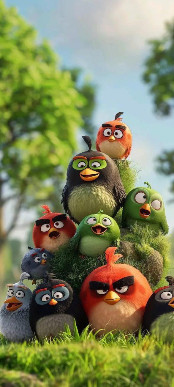 Angry Birds Group Photo - birds wallpaper for OpersCraft
