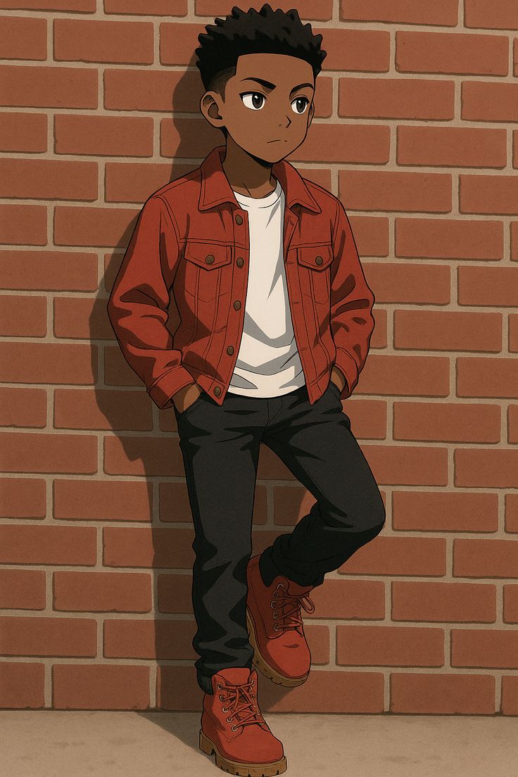 Anime Boy Brick Wall - ghetto wallpaper for OpersCraft