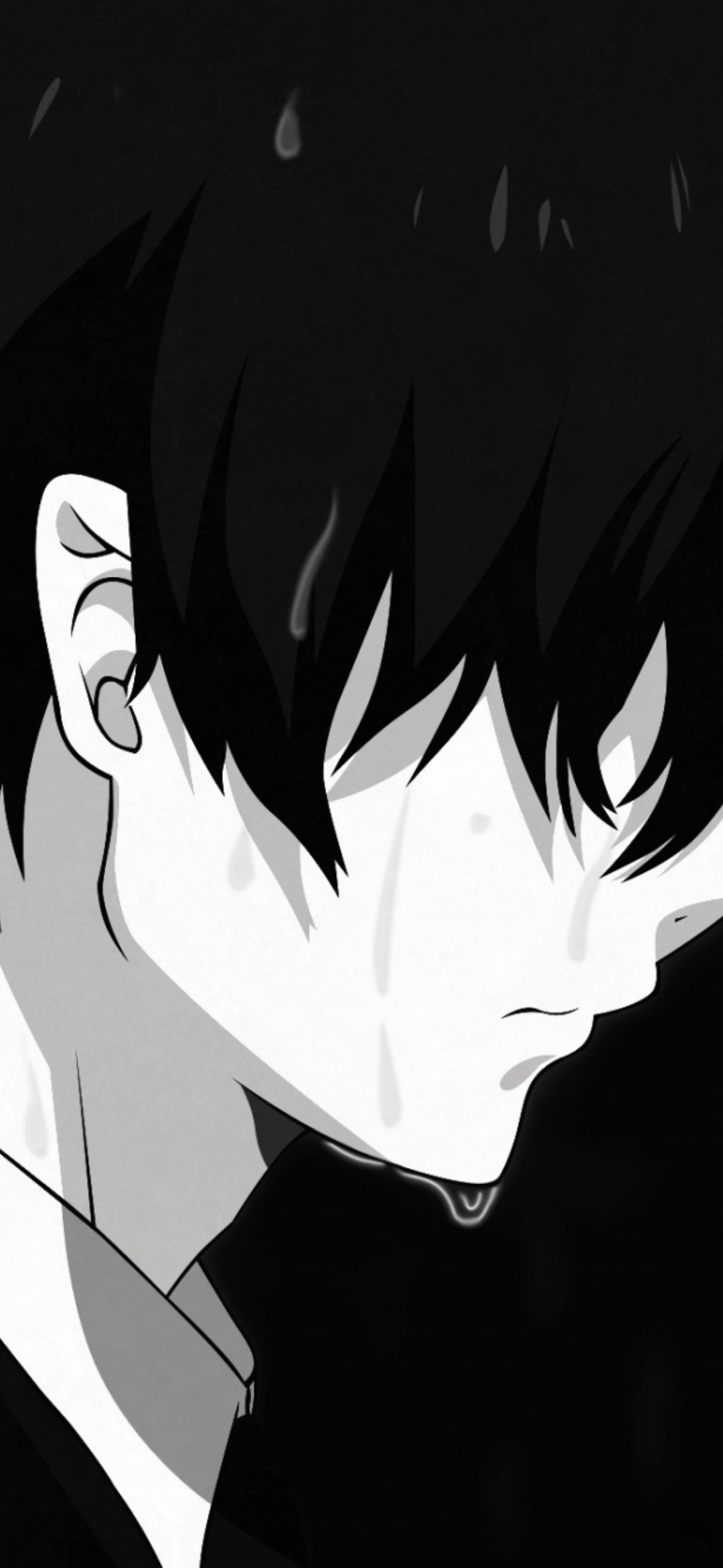 Anime Boy Crying - anime wallpaper for OpersCraft