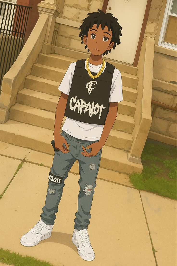 Anime Boy Streetwear Style - ghetto wallpaper for OpersCraft