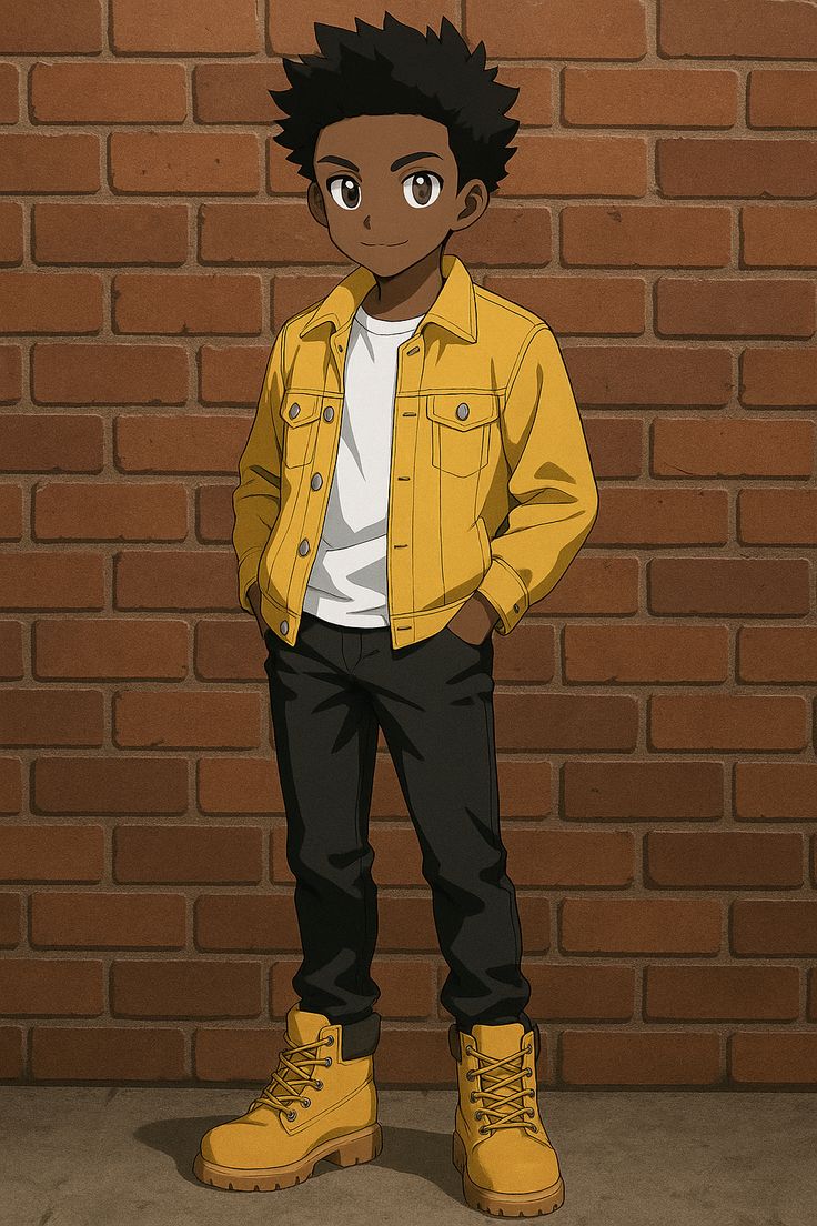 Anime Boy Yellow Jacket - ghetto wallpaper for OpersCraft