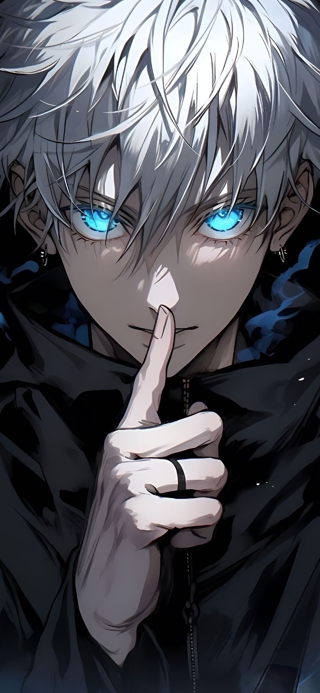 Anime Character Shushing - dope wallpaper for OpersCraft
