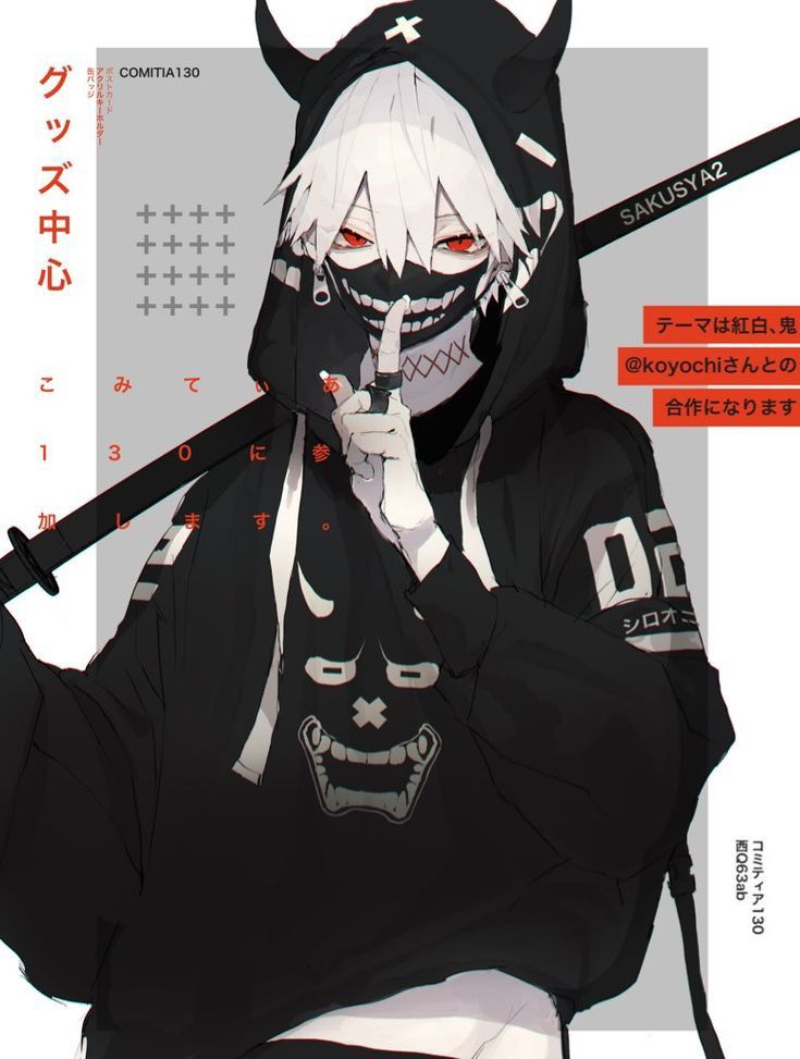Anime Demon Hoodie - anime wallpaper for OpersCraft