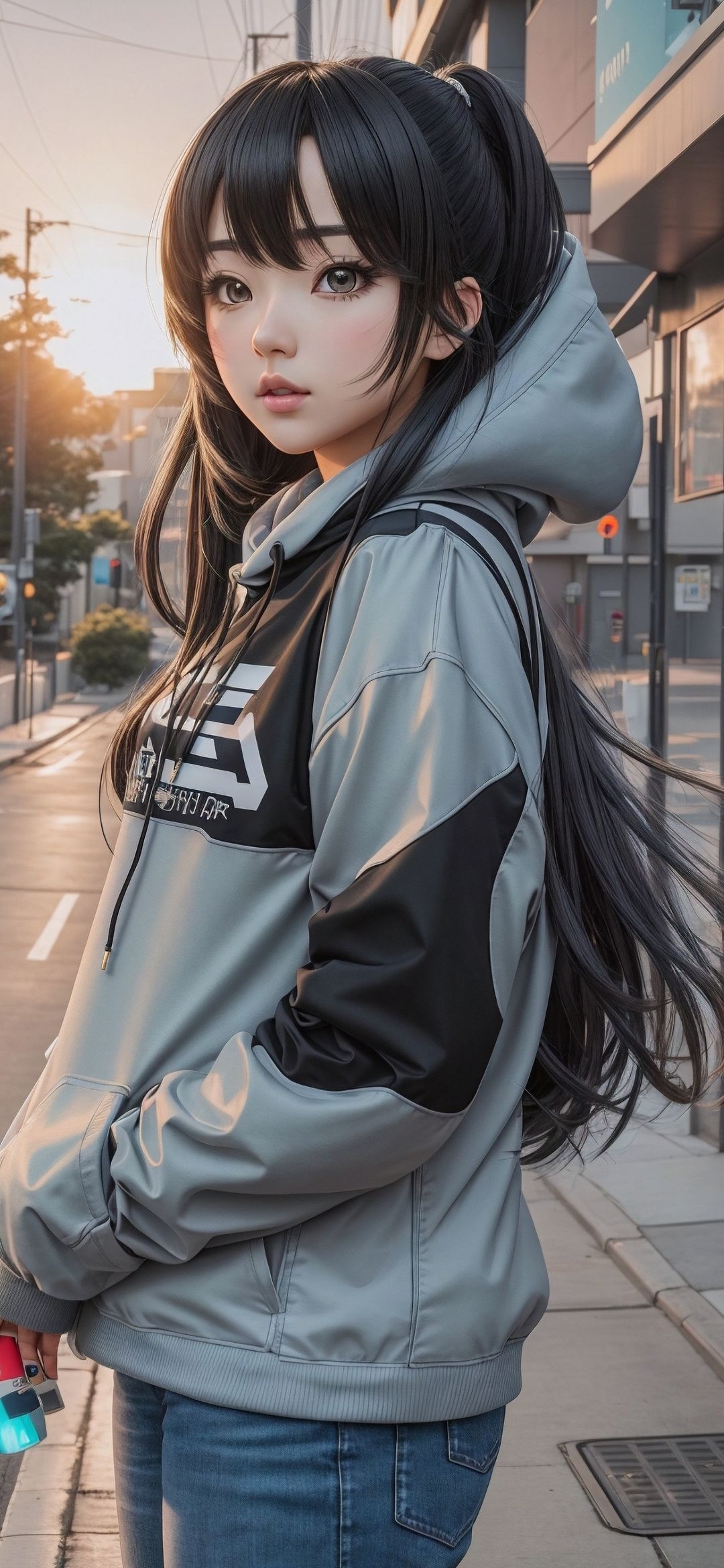 Anime Girl Hoodie - anime wallpaper for OpersCraft