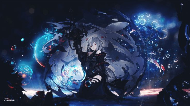 Anime Girl Space Dream - anime wallpaper for OpersCraft