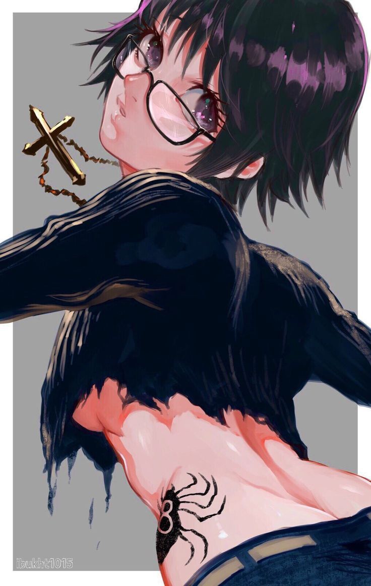 Anime Girl with Tattoo - anime wallpaper for OpersCraft