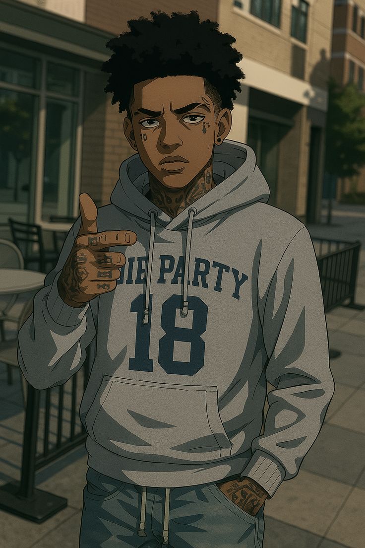 Anime Style Urban Portrait - anime wallpaper for OpersCraft