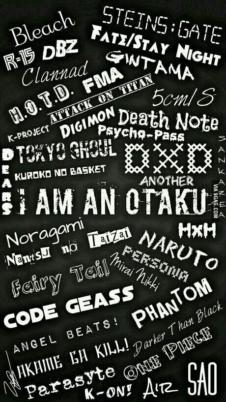 Anime Titles Collage - anime wallpaper for OpersCraft