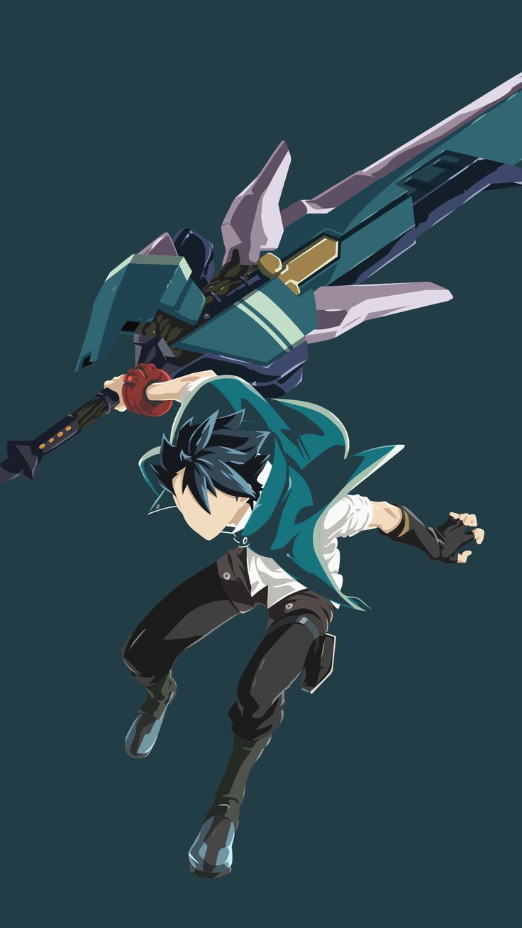 Anime Warrior with Sword - anime wallpaper for OpersCraft