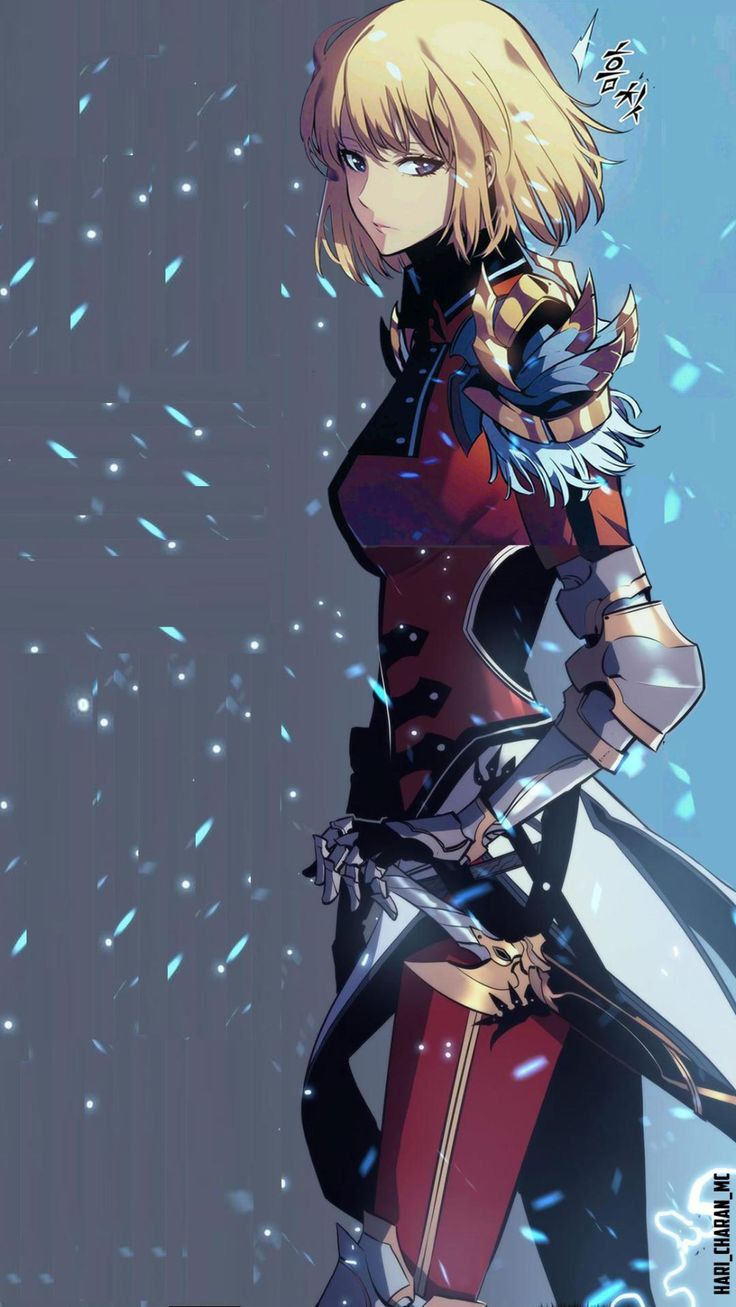 Anime Warrior Woman - anime wallpaper for OpersCraft
