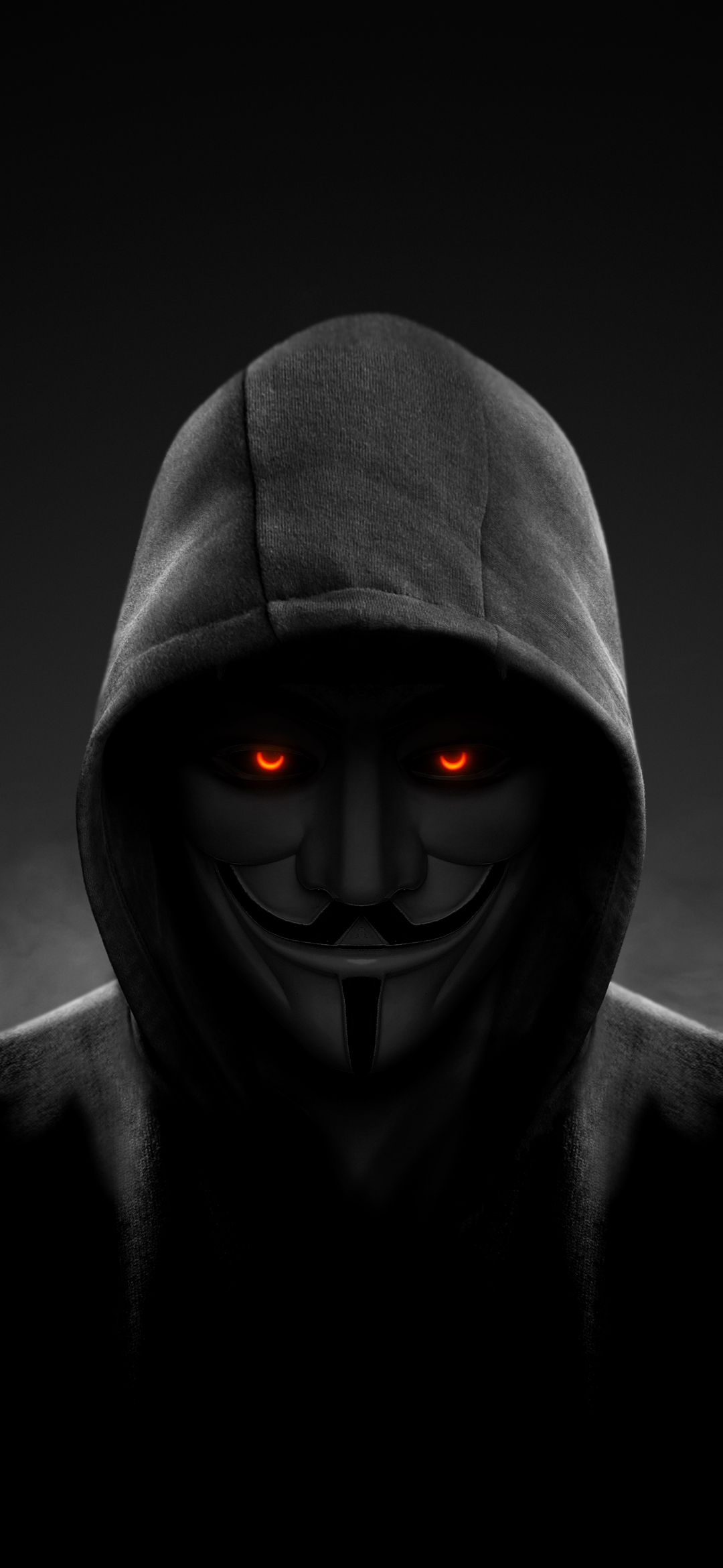 Anonymous Glowing Eyes - hacker wallpaper for OpersCraft