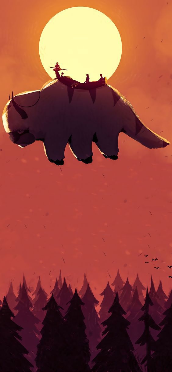 Appa's Sunset Journey - avatar wallpaper for OpersCraft
