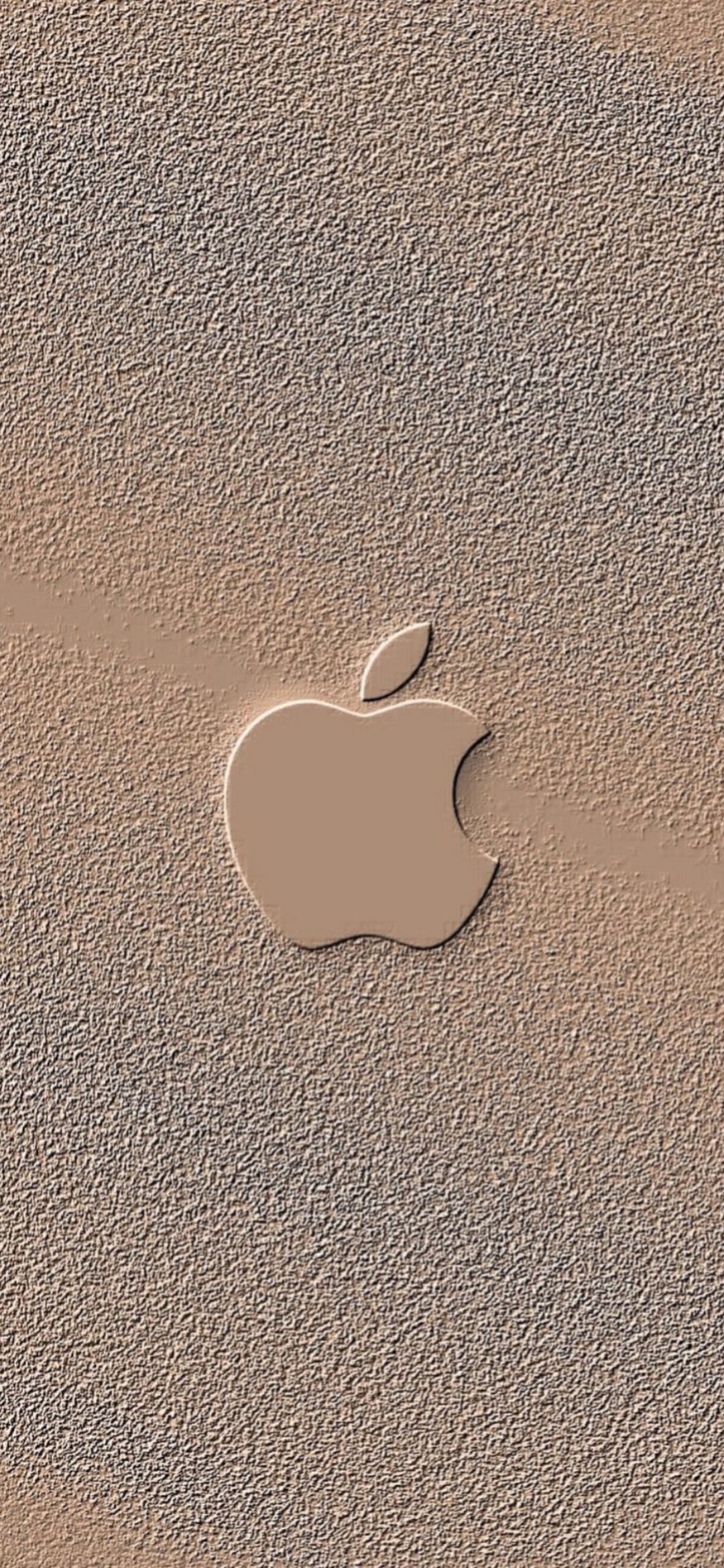 Apple Logo Sand Texture - random wallpaper for OpersCraft