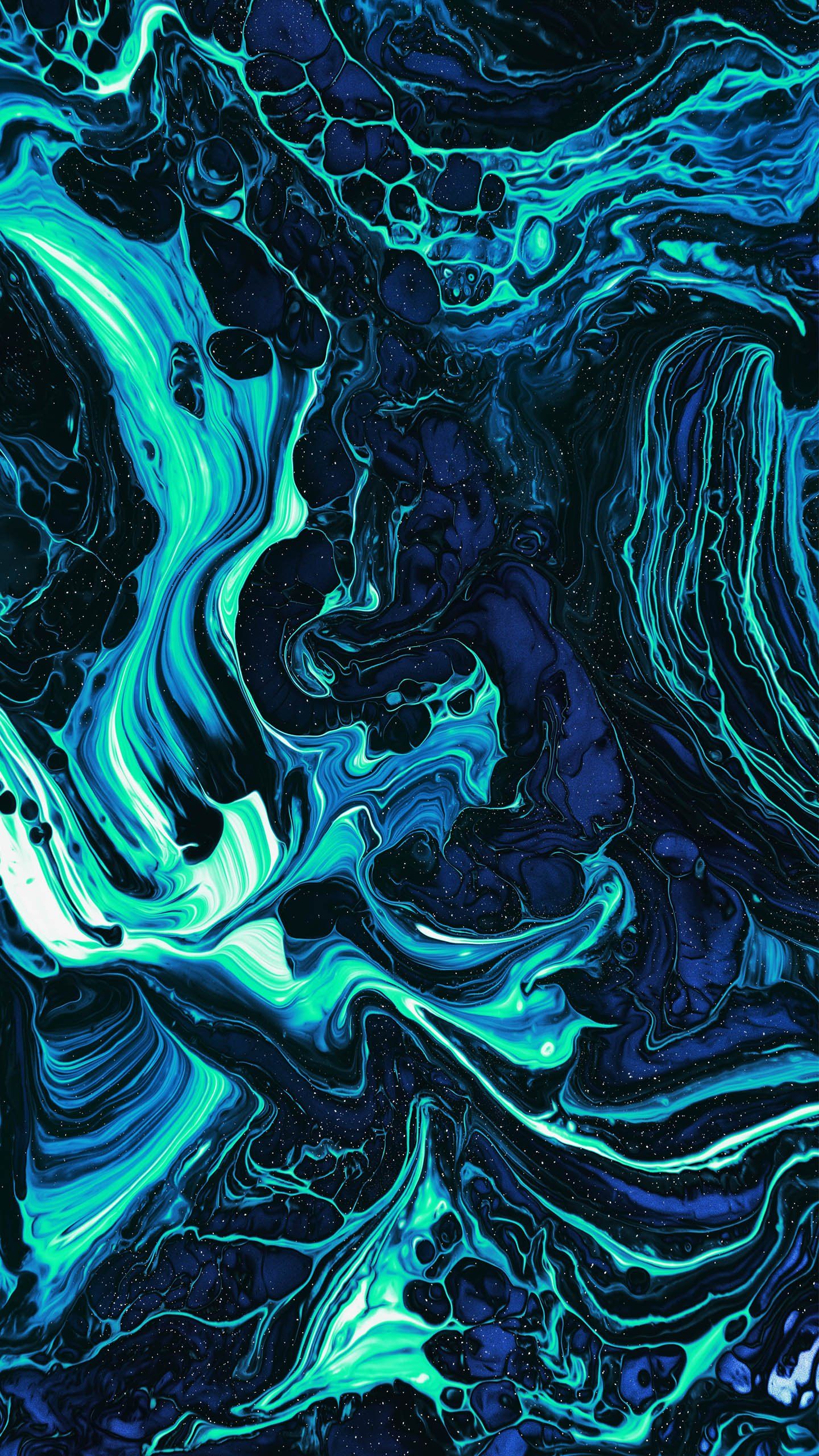 Aqua Nebula Flow - random wallpaper for OpersCraft