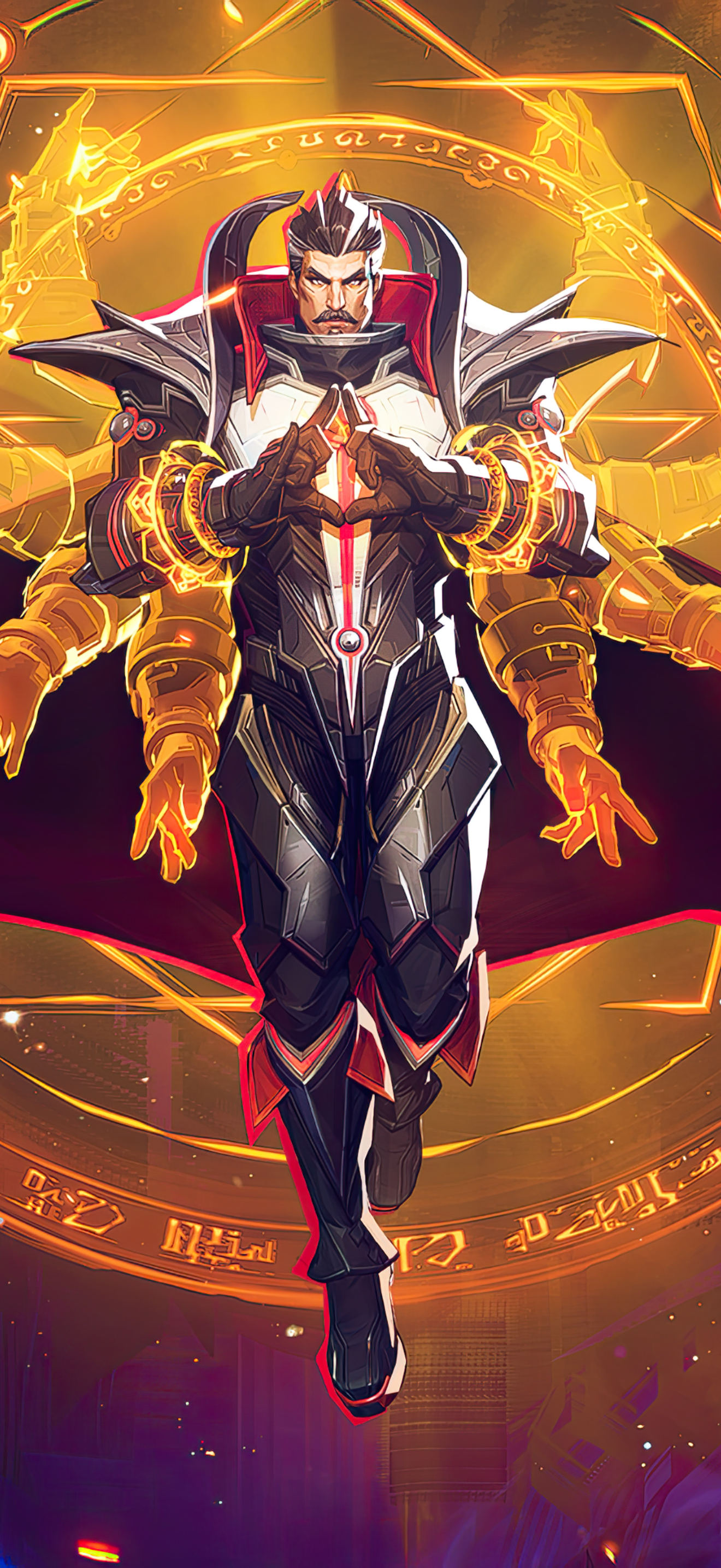 Arcane Cyberpunk Sorcerer - fantasy wallpaper for OpersCraft