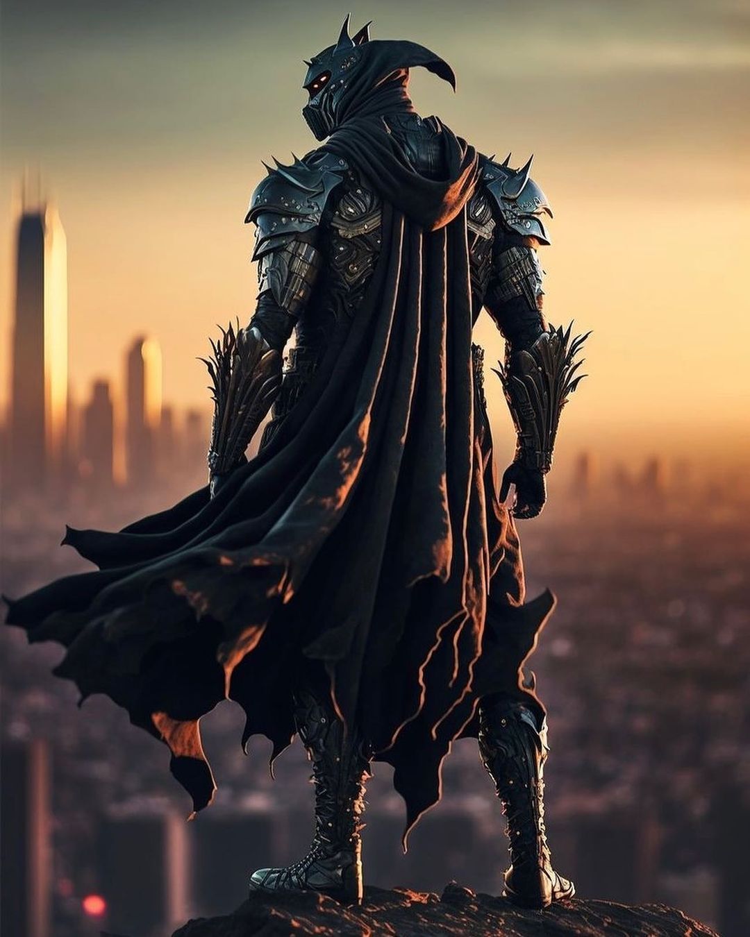 Armored Vigilante Overlook - fantasy wallpaper for OpersCraft