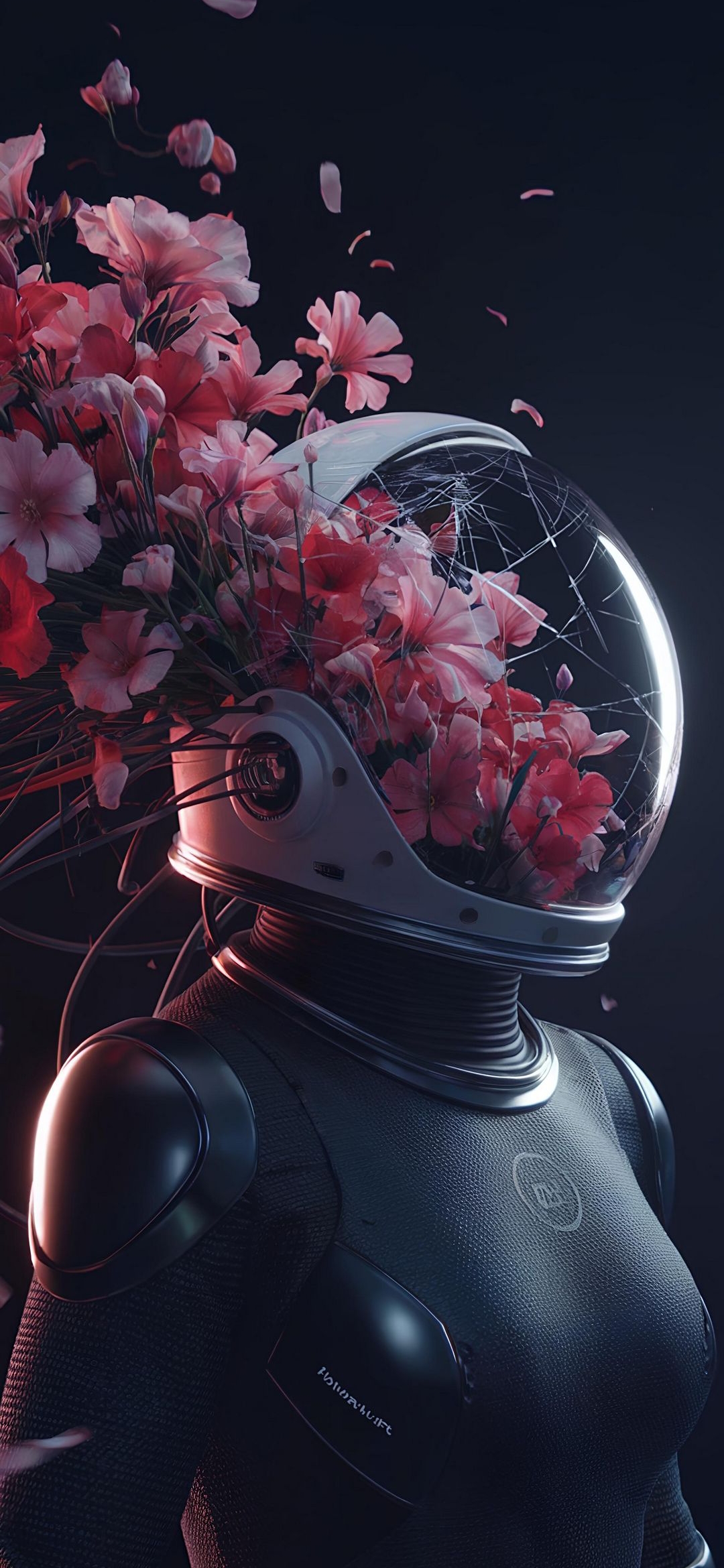 Astronaut Floral Bloom - dope wallpaper for OpersCraft
