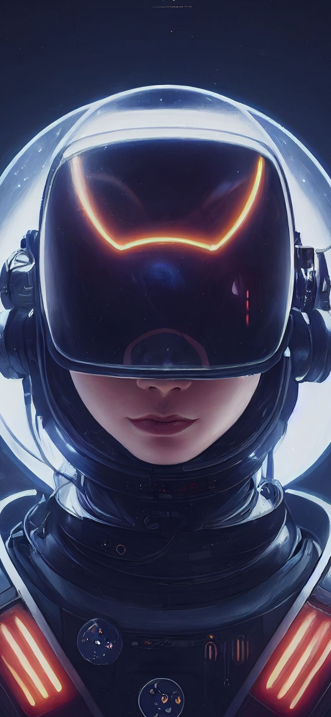 Astronaut Helmet Close-Up - astronaut wallpaper for OpersCraft