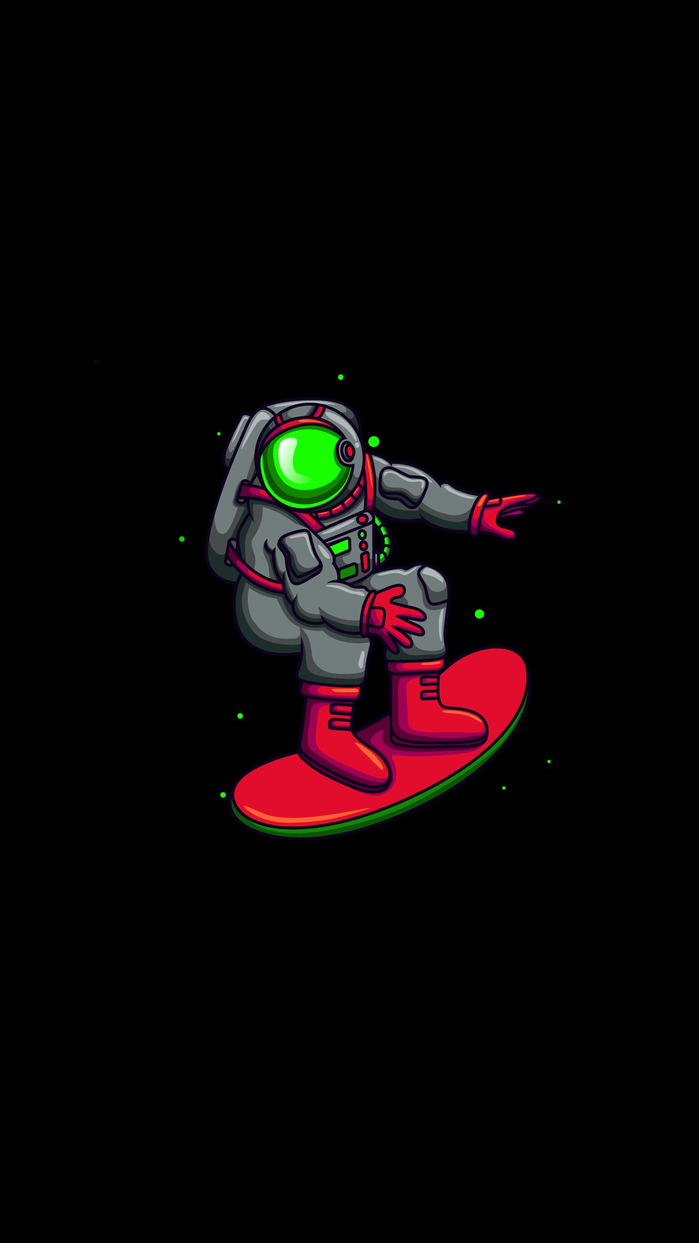 Astronaut Space Surfing - astronaut wallpaper for OpersCraft