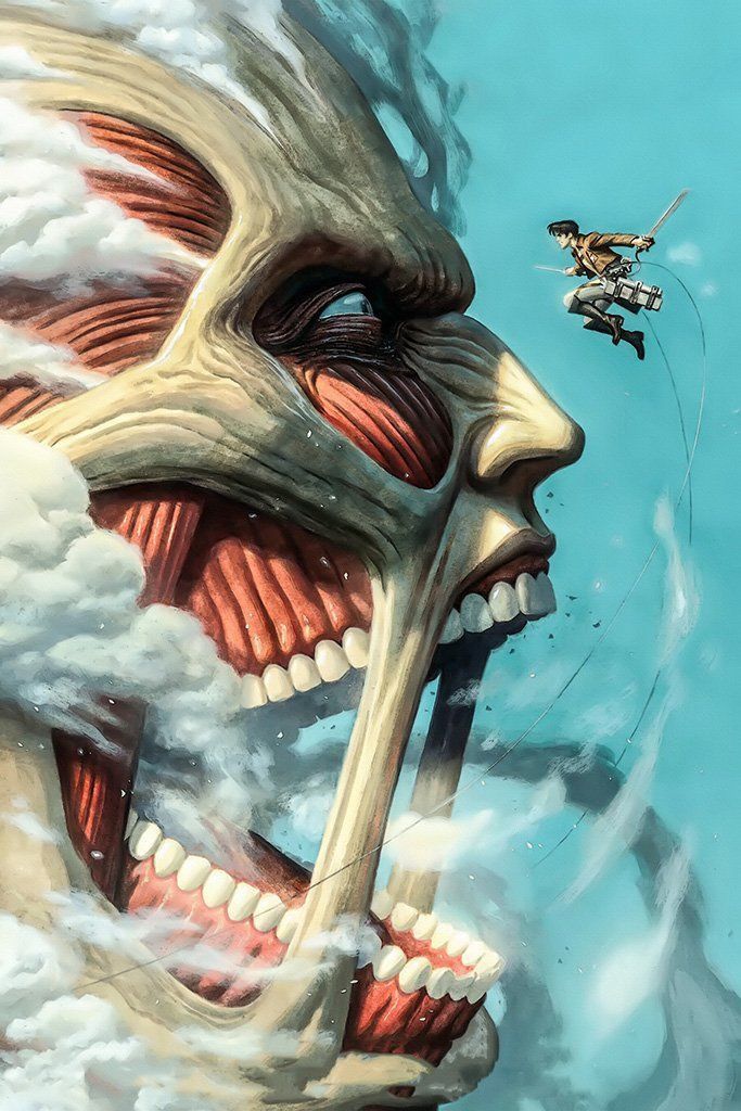Attack on Titan Battle - anime wallpaper for OpersCraft