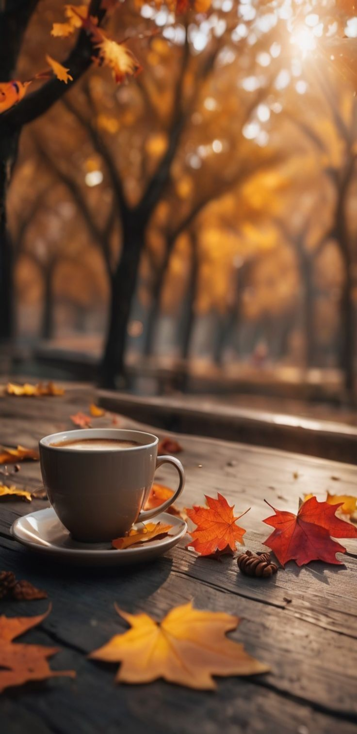 Autumn Coffee Break - autumn wallpaper for OpersCraft